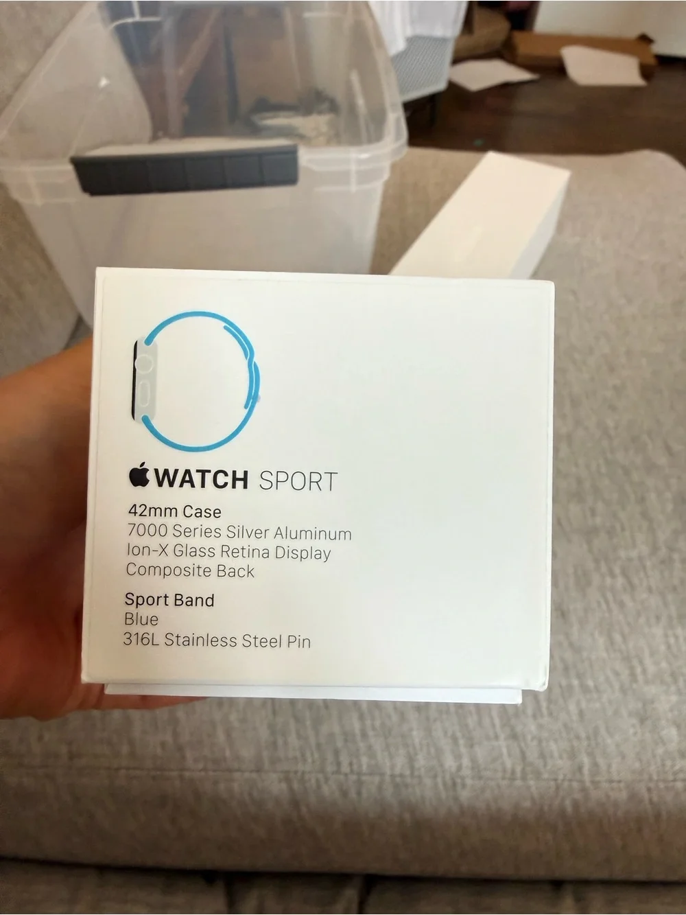 Apple watch case empty box only